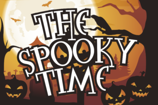 A Display Typeface That Brings Spooky Crafts to Life