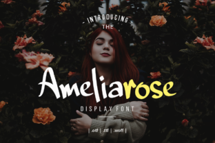 Ameliarose: A Playful Display Font for Small Business Branding