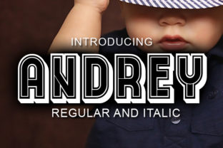 Andrey Font: A Bold Display Typeface for Branding