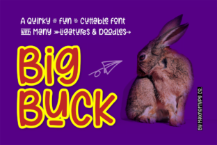BigBuck Font: A Quirky Display Typeface for Brand Builders