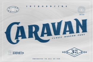 Caravan: A Classic Display Font for Editorial Design