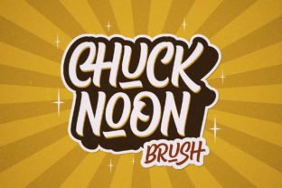 Chuck Noon Brush: A Bold Vintage Display Font