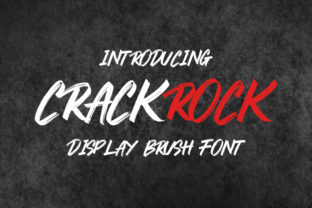 Crackrock: A Display Font That Makes Small Brands Stand Out