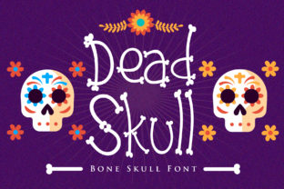 Dead Skull Typeface Brings Playful Fright to Handmade Goods