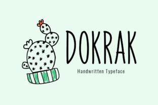 Dokrak: A Handwritten Font That Makes Small Brands Feel Polished