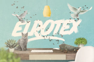 Elrotex: A Powerful Display Font for Editorial Design