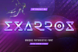 Exarros: A Sci-Fi Display Font for Editorial Design