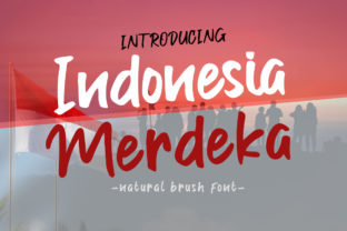 Indonesia Merdeka: A Hand-Crafted Font for Friendly Web Designs