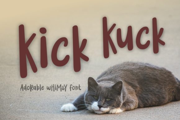 Kick Kuck: A Display Font That Knows What It Wants