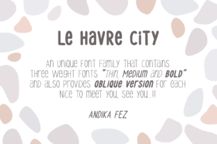 Le Havre City: A Playful Handwritten Display Font for Campaigns