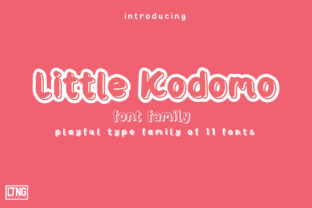 Little Kodomo Playful Type Family: A Maker’s Font