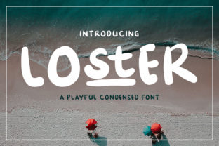 Loster Font: A Bold, Chunky Display for Playful Brands