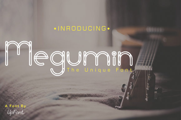Megumin: A Modern Display Font for Handmade Sellers