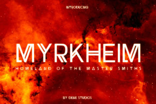 Myrkheim: A Futuristic Display Font for Modern Web Design