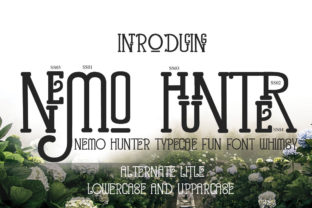 Nemo Hunter: A Whimsical Display Font for Campaign Creatives