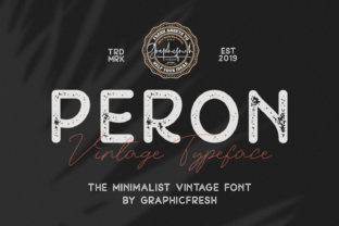 Peron: A Modern Display Font with Elegant Character