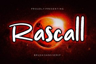 Rascall: A Hand-Brushed Display Font With Bold, Natural Movement