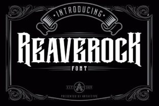 Reaverock Is the Display Font That Breathes Vintage Grit into Branding