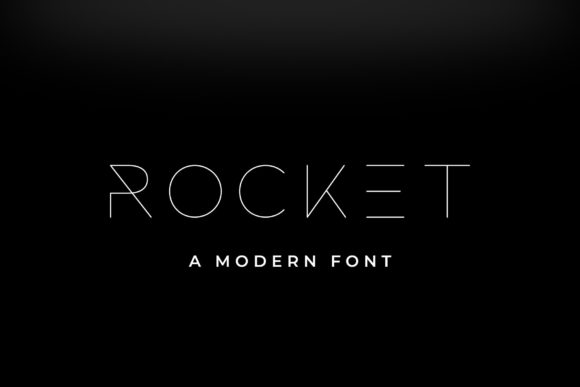 Rocket Wildness: A Display Font for Modern Crafters