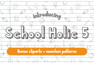 School Holic 5: A Playful Display Font for Business Branding