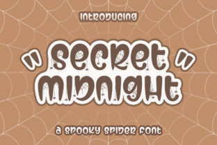 Secret Midnight: A Spooky Display Font for Brand Consistency