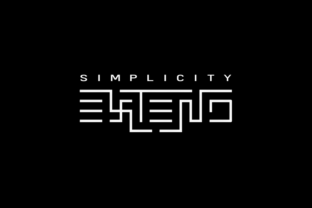 Simplicity Extend: A Display Font That Brings Cool Modern Style to Branding Projects