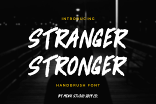 Stranger Stronger: A Bold Display Font for Marketers and Creators