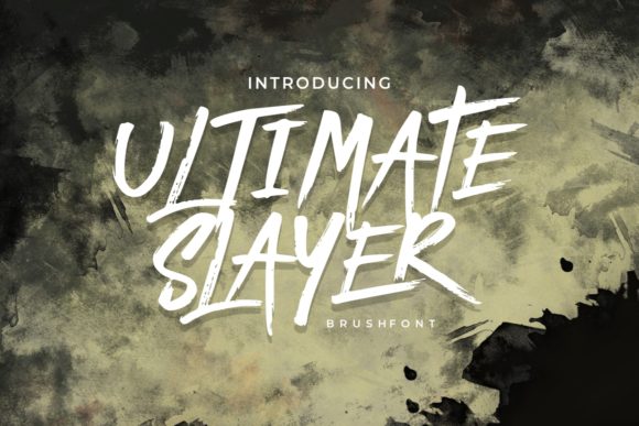Ultimate Slayer: A Bold Display Typeface for Makers