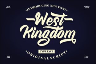 West Kingdom: A Display Font for Standout Handmade Products