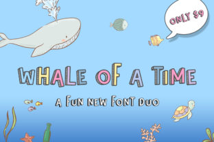 Whale of a Time: A Playful Font for Editorial Design